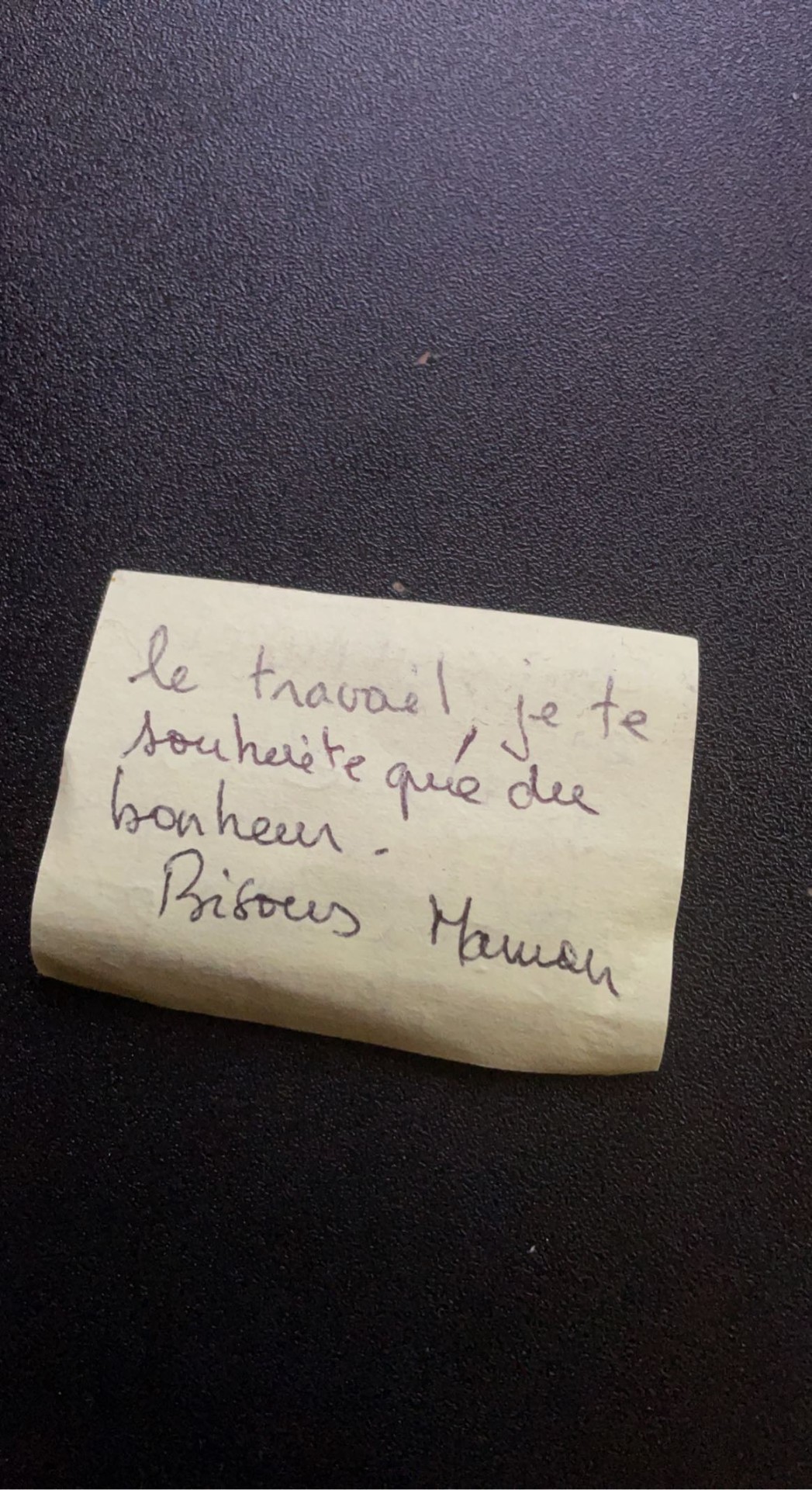 Mot de soutien de la mère du fondateur de l'Agence HDS